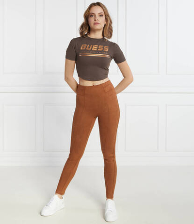 Футболка AGGIE ACTIVE GUESS ACTIVE - коричневый(V3YP00 MC04N)