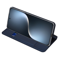 Чехол книжка из PU кожи синего цвета от Dux Ducis для Honor Magic 7, серия Skin Pro Series Case