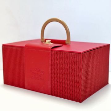 Шкатулка красная большая