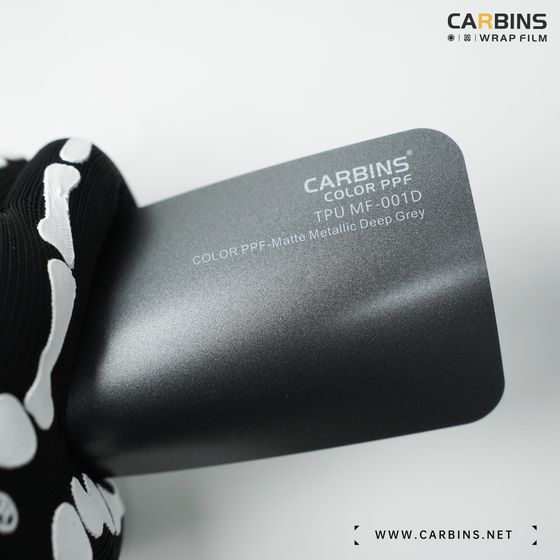 Carbins Color PPF Deep Grey MF 001D серая матовая цветная полиуретановая защитная антигравийная пленка