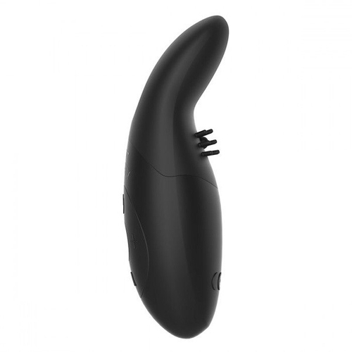 Черный вибростимулятор с ушками The Rabbit Company Lay-on Rabbit TRC-007BLK