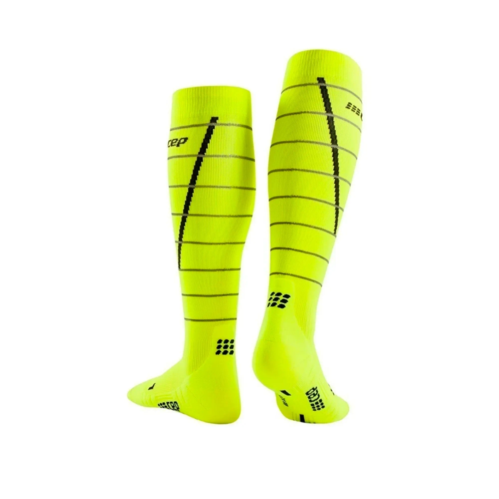 Компрессионные гольфы мужские CEP REFLECTIVE C123RM для бега, со светоотражателями