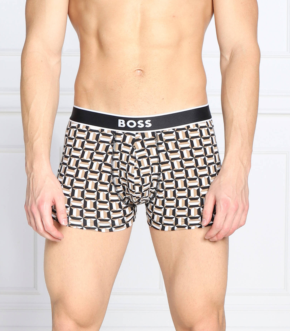 трусики-боксеры trunk 24 print BOSS BLACK - коричневый(50479053)