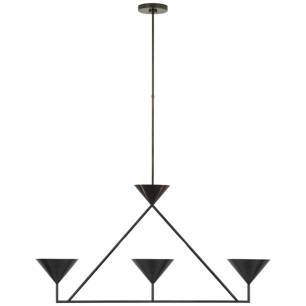 Люстра Visual Comfort Orsay Medium 3-Light Linear Chandelier (Open Box)