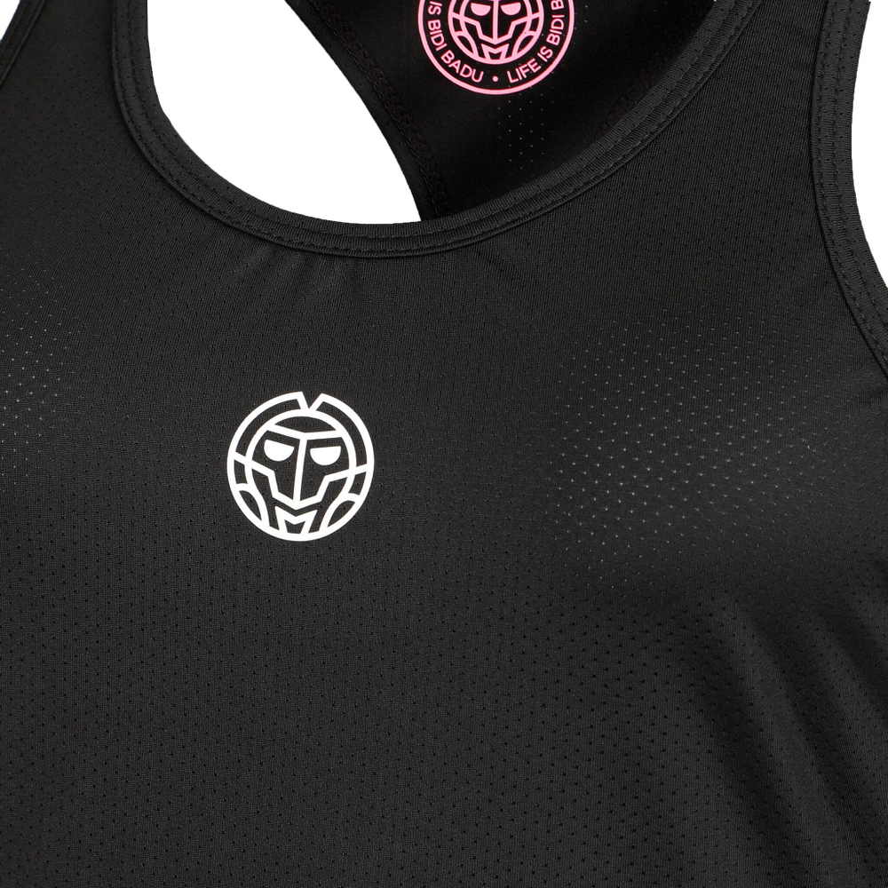 Женская теннисная майка BIDI BADU Crew Tank Top Women - Black