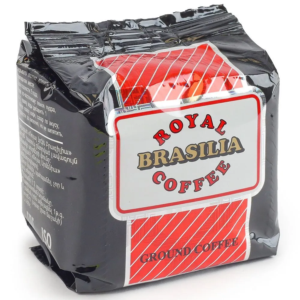 Кофе молотый Royal Armenia Brasilia прессованый, 100 г (Роял Армения)
