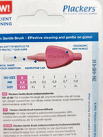 Межзубные ёршики Plackers Gentle Brush Size 0 (XXS), 0.4 мм, в упаковке 6 шт. (Бельгия)