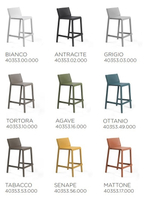 Стул пластиковый полубарный Trill Stool Mini