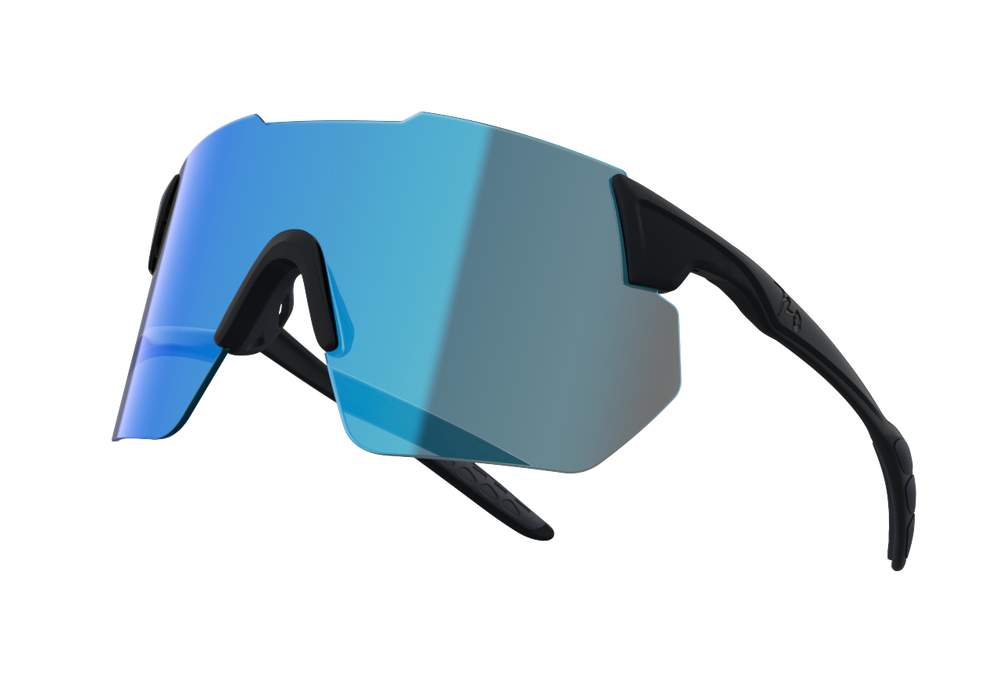 Спортивные очки с диоптриями 720armour Kamikaze C9 / Matte Black / Ultra Blue Lens