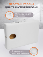 Массажная кушетка, стол складной с регулировкой высоты Massagecomplekt, 190*70, c подлокотниками