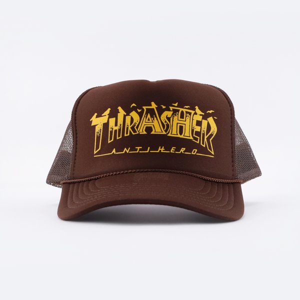 Кепка Thrasher Pigeon Mag Trucker Cap (brown) артикул: - купить в магазине Дайс