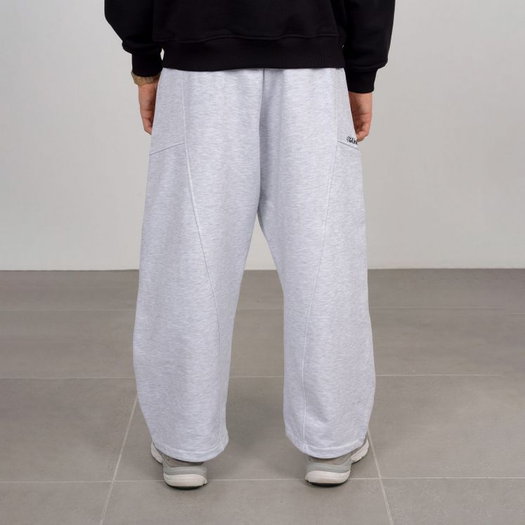 Штаны UNIFORM Baggy Sport, светло-серый меланж