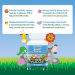 NaturesPlus, Animal Parade®, Tooth Fairy®, детская жевательная добавка для поддержки здоровья зубов, со вкусом ванили, 90 таблеток в форме животных