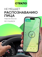 Набор стекол антишпион BROSCORP для Apple iPhone 14 Pro оптом (арт. IP14PRO-FSP-GLASS-SPY-SET2)