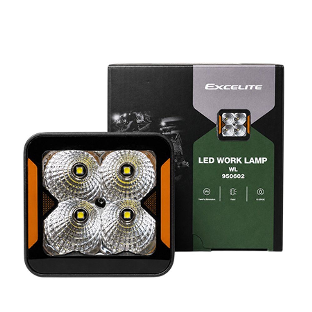Фара светодиодная 10-30V 20W 5700K EXCELITE (OSRAM/4, рассеянный свет, 82x62x91,65), 1 шт