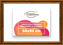 Рама 50x95 для картин и фотографий