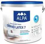 Краска Alpa Grand Latex 7 латексная для стен и потолков 9л