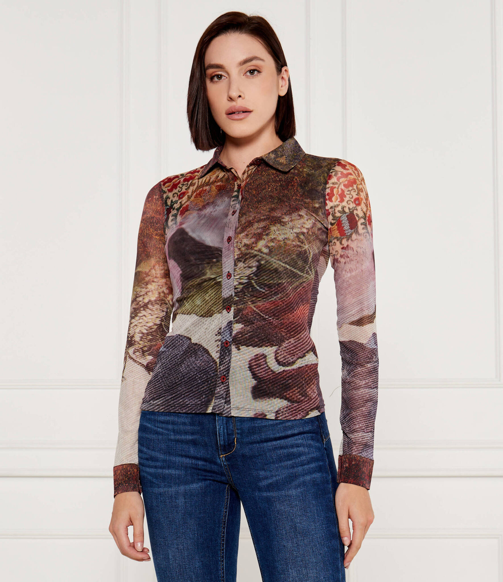 Рубашка Desigual - разноцветная(24WWTK57)