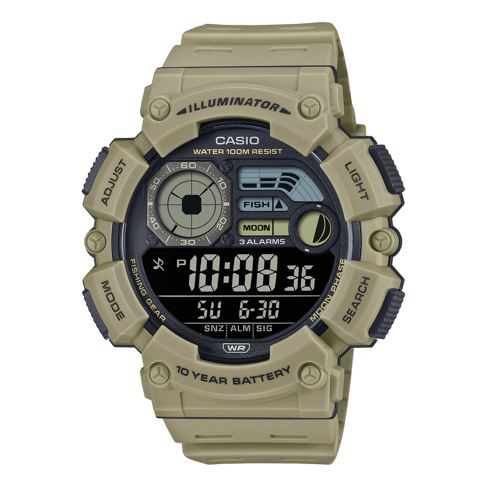 Мужские наручные часы Casio WS-1500H-5B