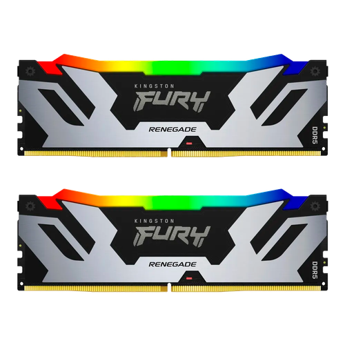 Оперативная память DDR5 32Gb 6400 МГц Kingston FURY Renegade Silver RGB