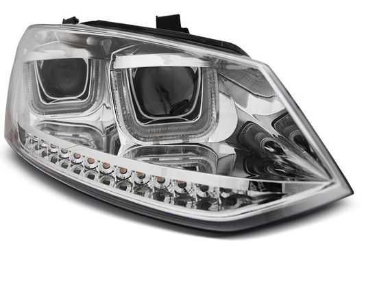 Передние фары для Volkswagen Polo V (09-17) Chrome