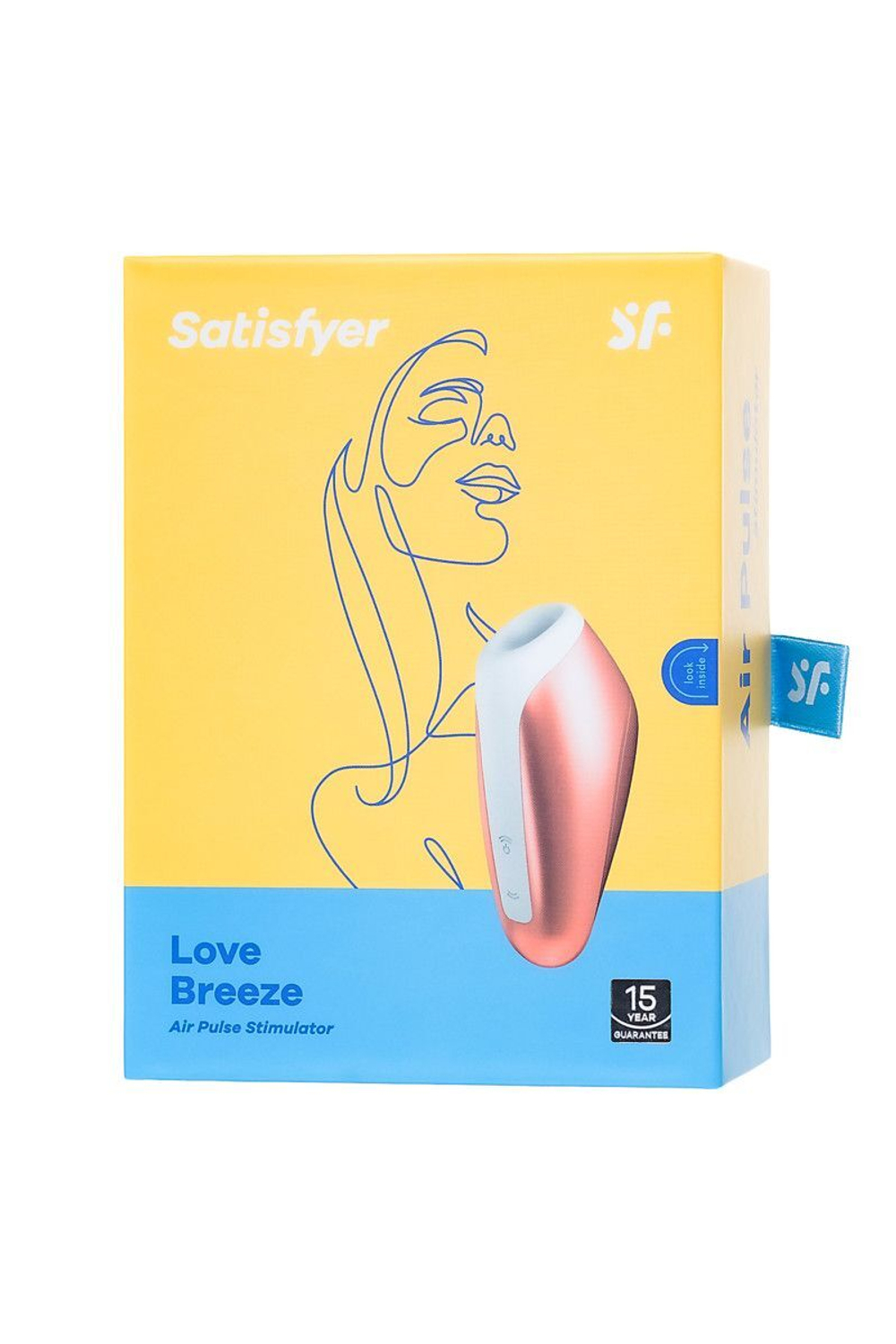 Бронзовый вакуумный массажер Love Breeze (Цвет: бронзовый)