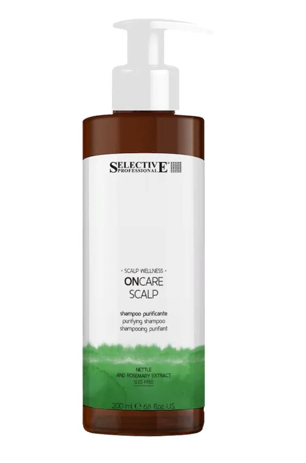 OnCare Scalp Очищающий шампунь от перхоти Selective, 200мл