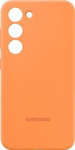 Силиконовый чехол для Samsung Galaxy S23, оранжевый (Из Финляндии)