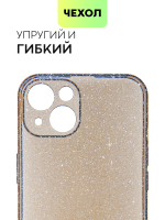 Чехол BROSCORP для Apple iPhone 13 оптом (арт. IP13-TPU-BRILLIANCE-BLACK)