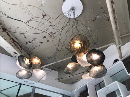 Pendant design lamp 73 by Bocci (Smoky)