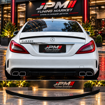 Спойлер Mercedes-Benz CLS W218 2011-2018 черный глянец