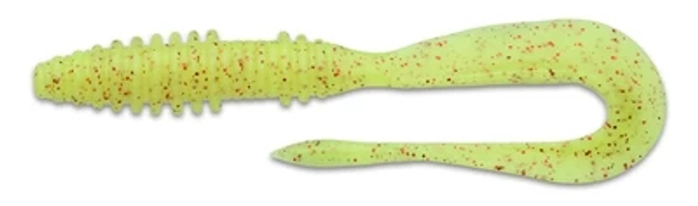 Приманка силиконовая Keitech Mad Wag Mini 3.5" PAL #01 Chartreuse Red Flake