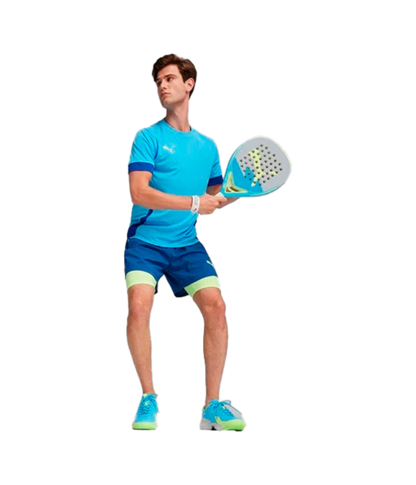 Футболка для падел Puma Individual Padel Синяя | Размер S