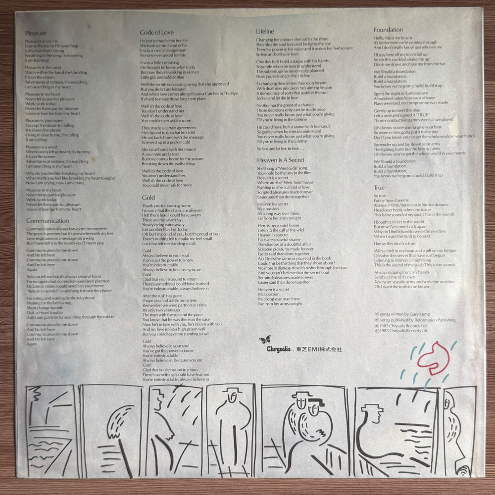Виниловая пластинка Spandau Ballet ‎– True LP