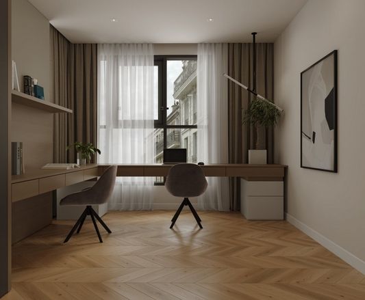 Инженерный ламинат Signature - Обсидиан Шеврон Дуб Сатин Royal Satin (LF703-22)