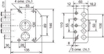 Замок Сенат накладной ЗНСЗ-3-3 (ЗНСЗ-4 3кл) (имп.кл.) Ит. 089