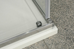 Душевой уголок BelBagno Unique 135х100 UNIQUE-AH-1-120/135-100-C-Cr профиль Хром стекло прозрачное