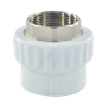 Муфта PP-R комбинированная белая Дн 50х2" ВР под ключ VALFEX 10134150