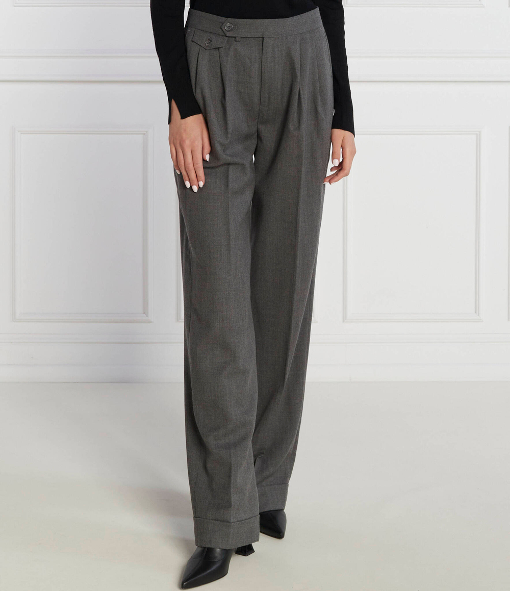 Хлопковые брюки TUMELO LAUREN RALPH LAUREN - графитовый(200919657)