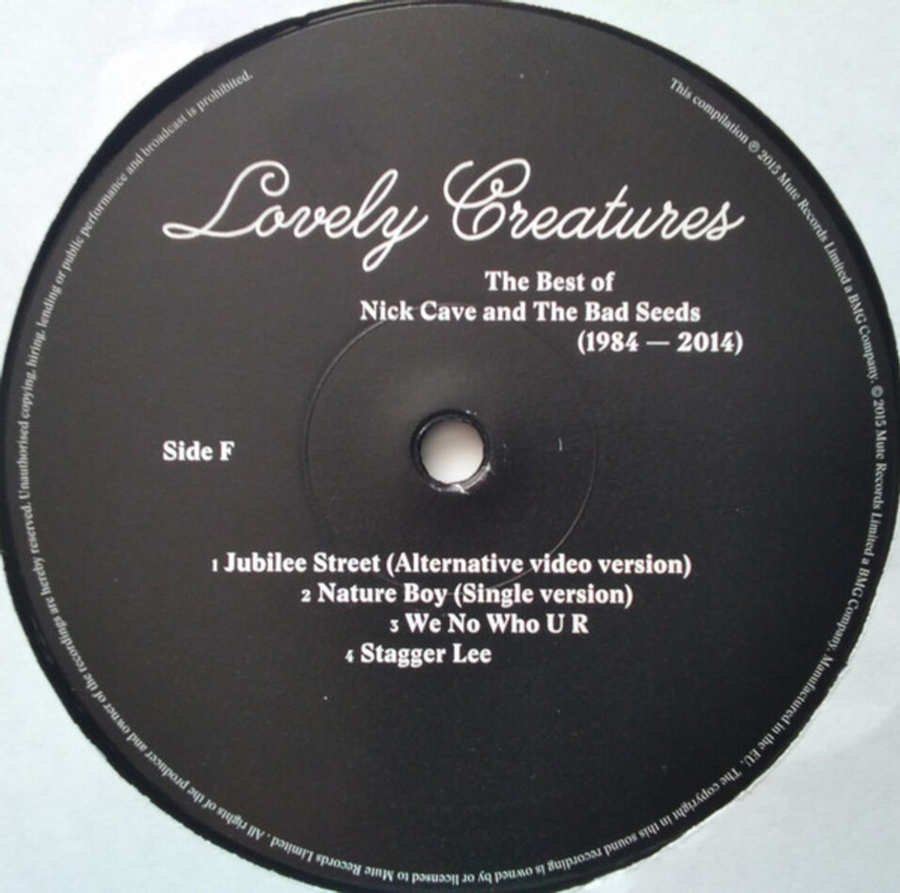 Nick Cave And The Bad Seeds / Lovely Creatures (The Best Of Nick Cave And The Bad Seeds)(1984-2014)(3LP)