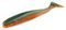 Виброхвосты съедобные LJ Pro Series MINNOW 3.3in (8.4 см), цв. T56, 7 шт.