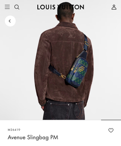 Нагрудная сумка-слинг Louis Vuitton Avenue PM