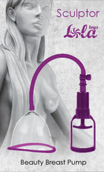 Большая вакуумная колба для груди Beauty Breast Pump , размер L (прозрачный с фиолетовым) (Цвет: прозрачный с фиолетовым)