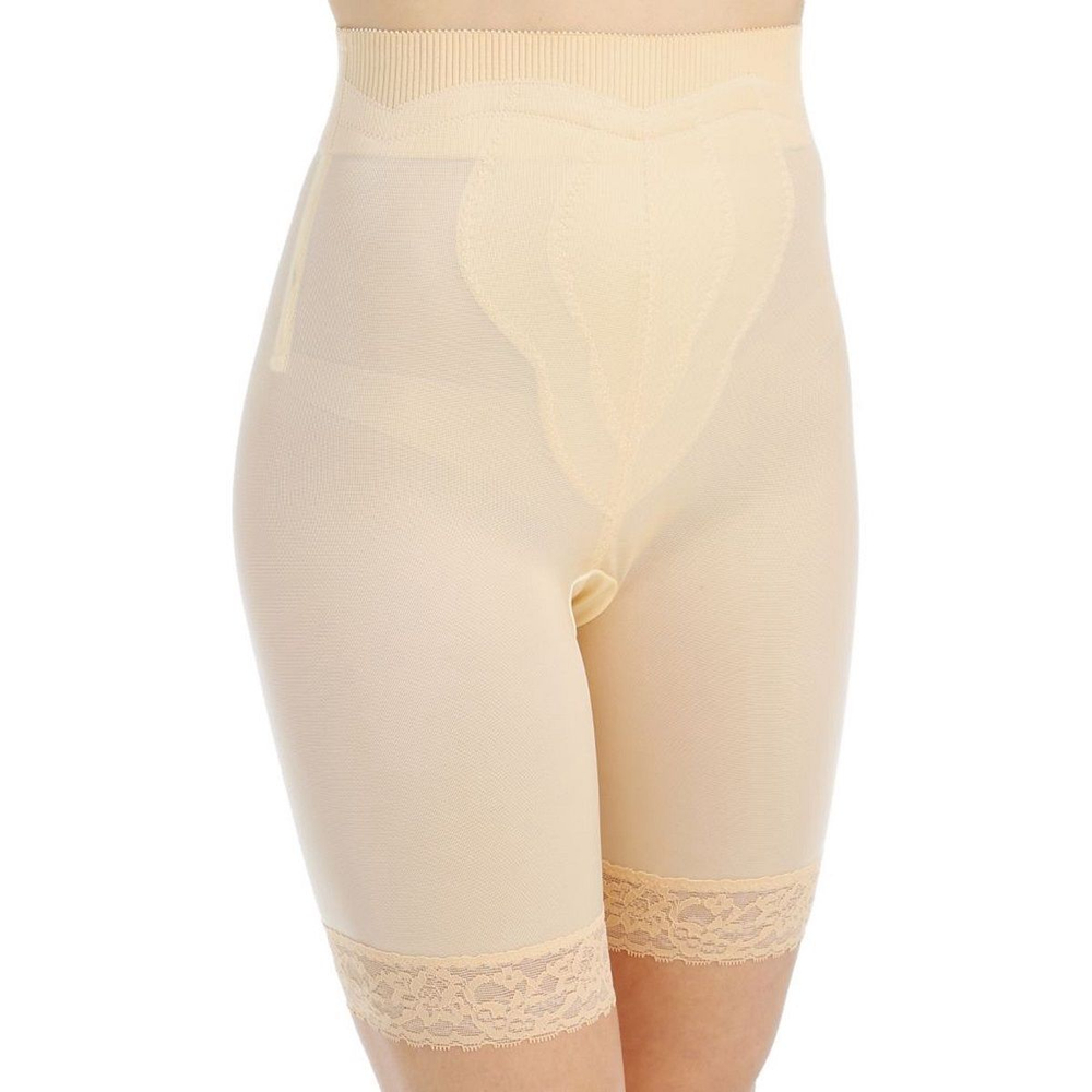 Шелковистые корсетные панталоны (Размер: 6X) (Цвет: бежевый)