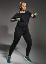 Футболка Kris Line Active Blouse Oversize спортивная (черный)