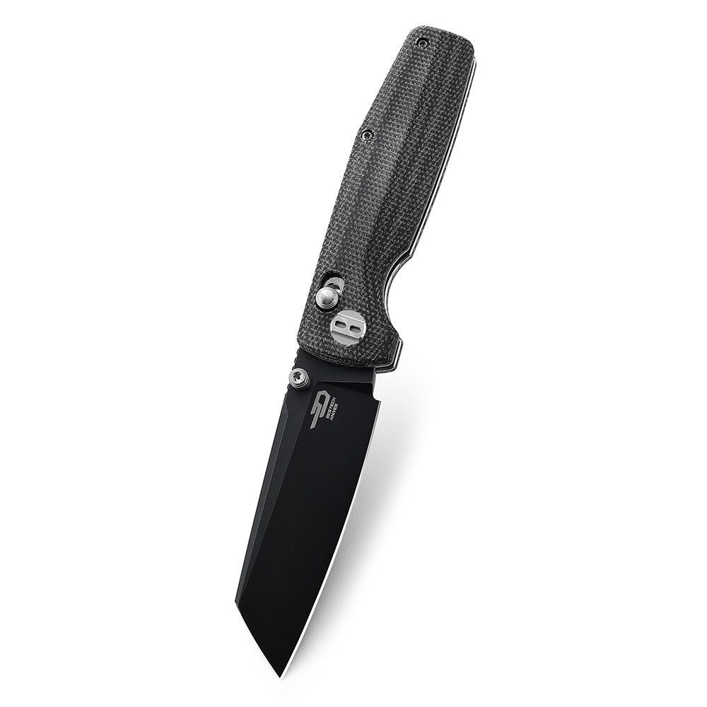 Нож складной Bestech Slasher сталь D2, рукоять Микарта черная