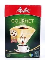 Фильтр-пакеты Melitta Gourmet, 1x4, коричневые, 80 шт. (Из Финляндии)