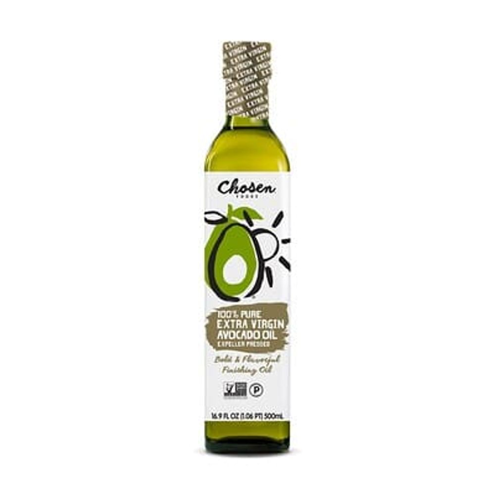 Chosen Foods, 100% чистое масло авокадо высшего качества, 500 мл (16,9 жидк. унции)