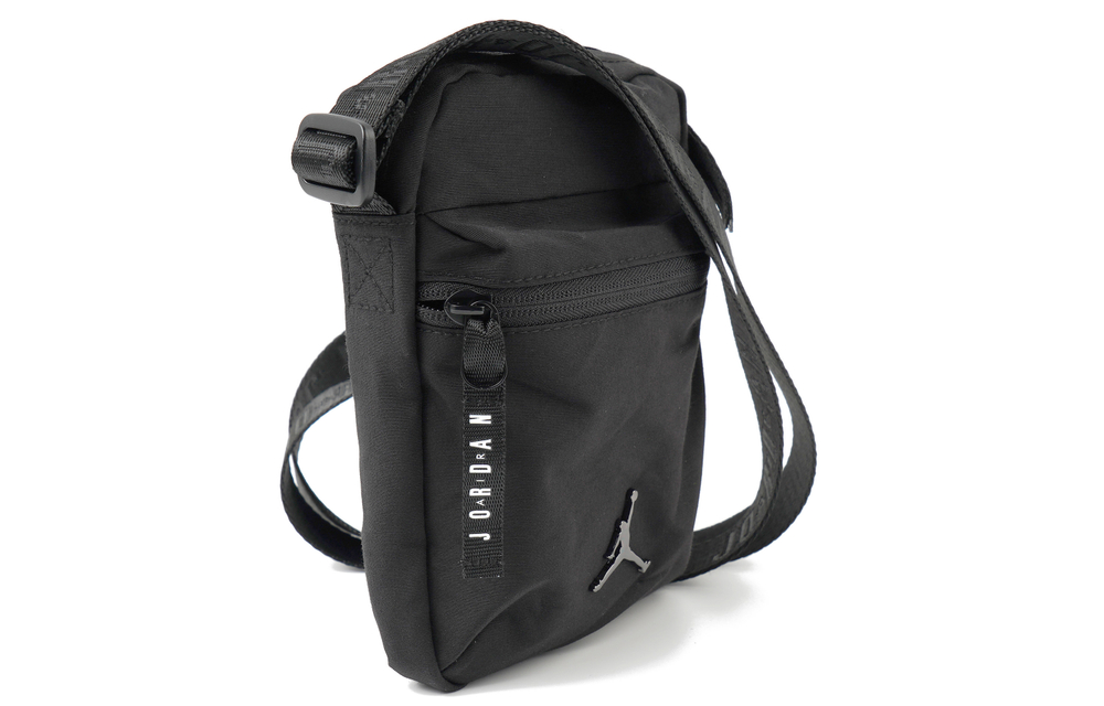 Jordan Polyester Crossbody Bag Regular Unisex Pure Black
