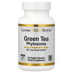 California Gold Nutrition, Green Tea Phytosome, фитосомы зеленого чая, 150 мг, 60 растительных капсул